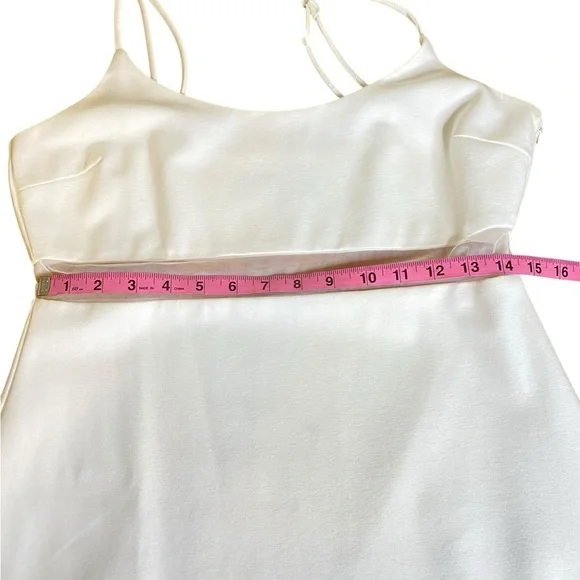 Lulus White Mini Dress Women’s Size L - Picture 8 of 15